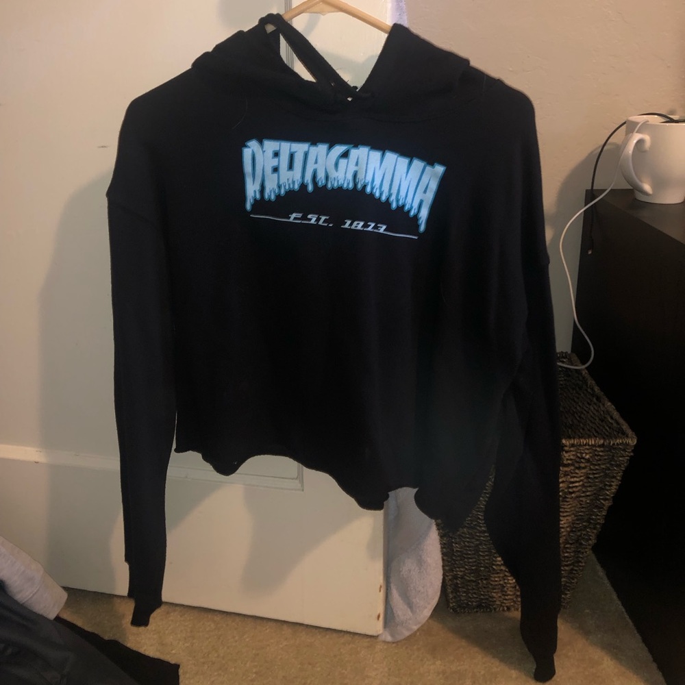 Delta gamma cropped sweatshirt size medium